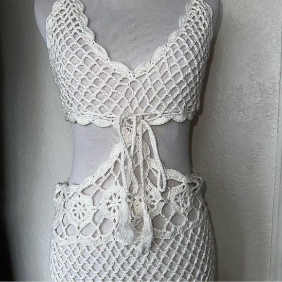 Dolls kill COAST TO COAST CROCHET DRESS XS- S - Picture 6 of 11